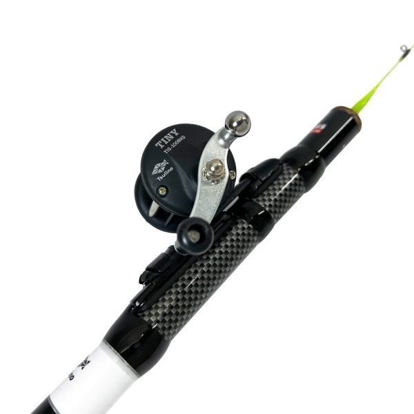 BEGINS WAKASAGI SET【全長38.5cmのワカサギ竿とナイロンライン付き小型両軸リールのセット/ワカサギ釣り入門】